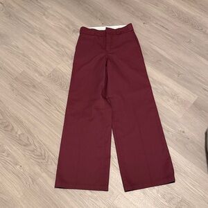 Dickies Burgundy Trousers